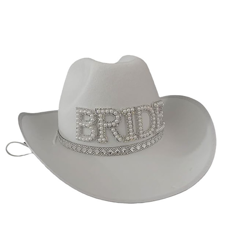 Womens Hair & Hats | Mrs Pearl Trim Cowboy Hat Accessories Hair & Hats