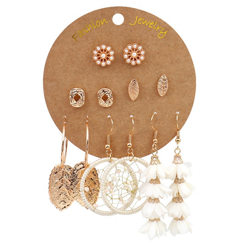 Womens Jewelry | Celestial Embellished 6Pc Earring Pack Accessories Jewelry