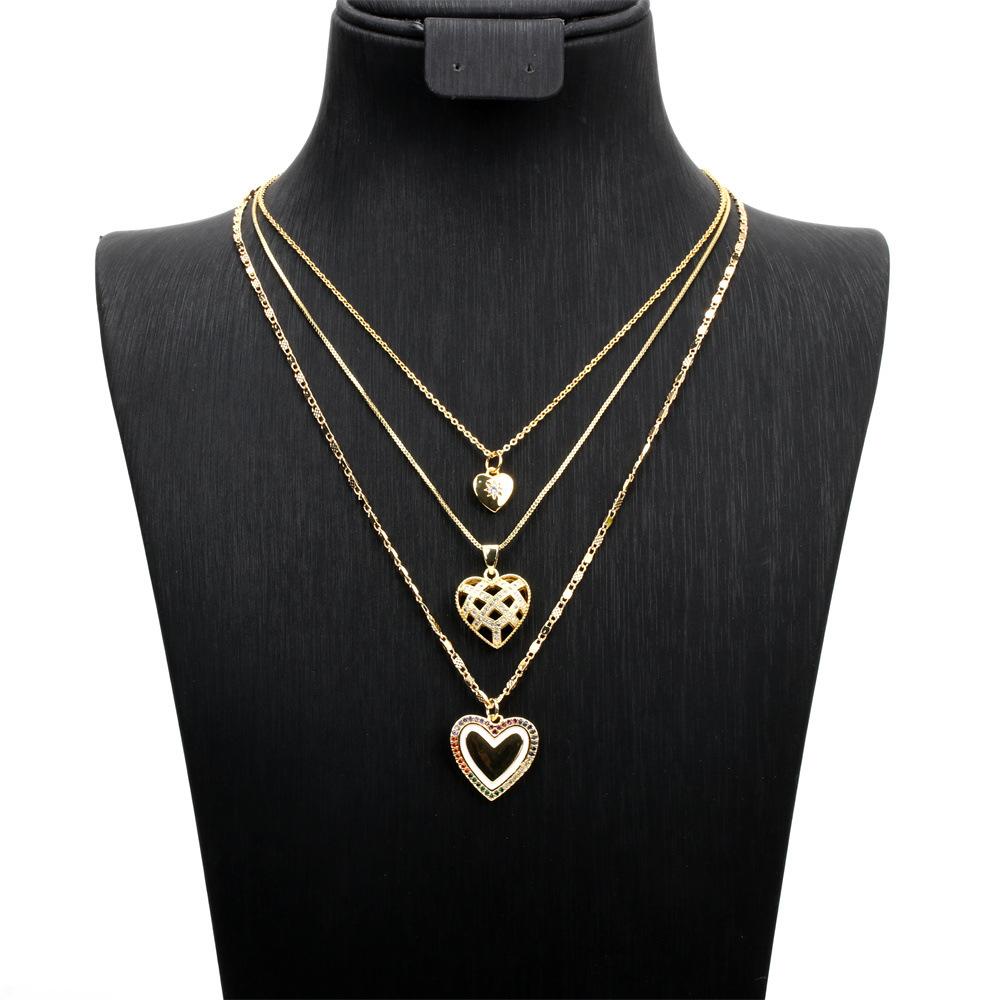 Womens Jewelry | Fuck Off Heart Layered Necklace Accessories Jewelry