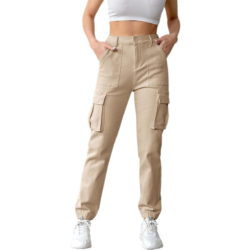 Womens Pants & Jeans | Precious High Waist Cargo Pants Clothing Pants & Jeans