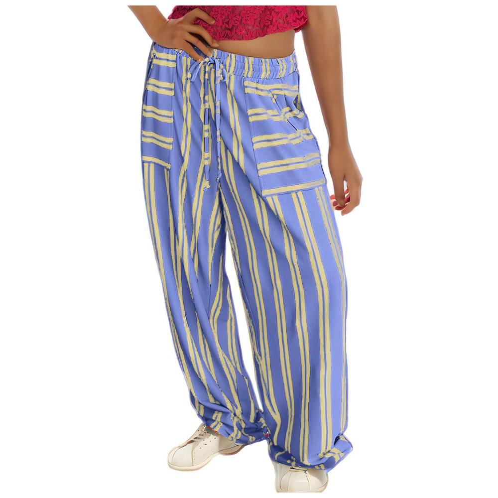 Womens Pants & Jeans | Twill Stripe Cargo Pants Clothing Pants & Jeans