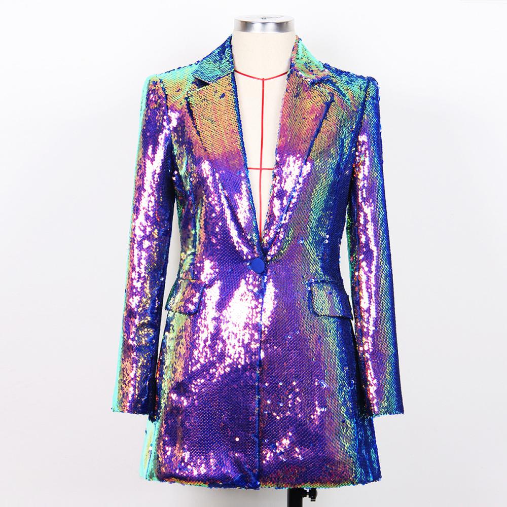 Womens Suits & Tailoring | Premium Sequin Cropped Blazer Clothing Suits & Tailoring