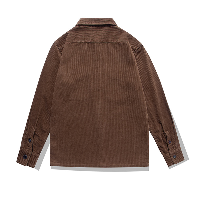 Womens Jackets | Kick Back Washed Corduroy Long Sleeve Overshirt Clothing Jackets